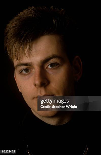 Photo of Andy ROURKE and The Smiths, Andy Rourke, posed, studio