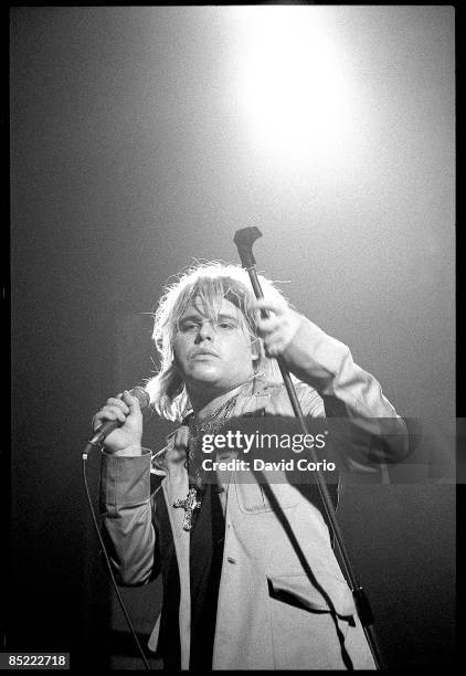 Photo of Jeffrey Lee PIERCE and GUN CLUB; Jeffrey Lee Pierce performing at The Venue, London