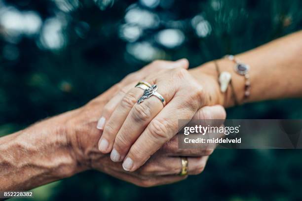 happy senior couple - anniversary mark stock pictures, royalty-free photos & images