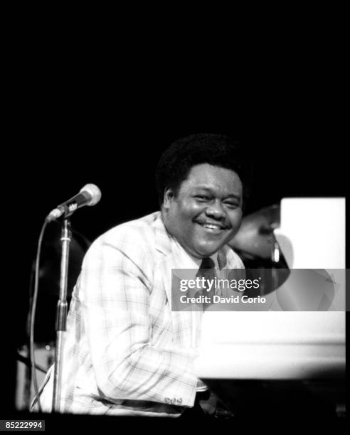 Photo of Fats DOMINO, Fats Domino performing at Hammersmith Odeon, London 21 October 1981