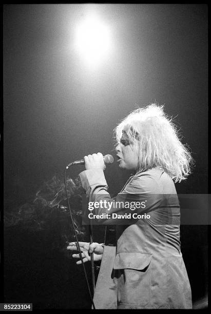Photo of GUN CLUB; Jeffrey Lee Pierce performing at The Venue, London
