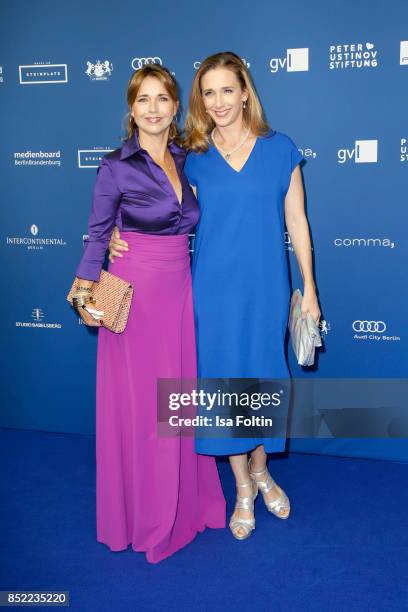 German actress Tina Ruland and German actress Kristin Meyer during the 6th German Actor Award Ceremony at Zoo Palast on September 22, 2017 in Berlin,...