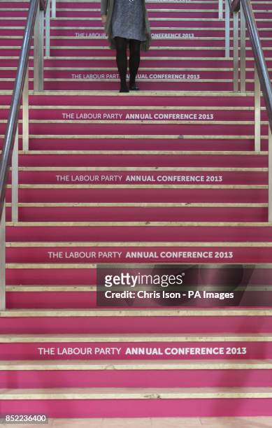 Delegates arrive for second day of the Labour Party Annual Conference in Brighton.