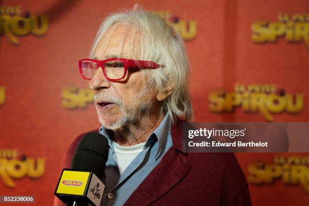 Actor of the movie Pierre Richard attends the 'Le Petit Spirou' Paris Premiere at Le Grand Rex on September 10, 2017 in Paris, France.