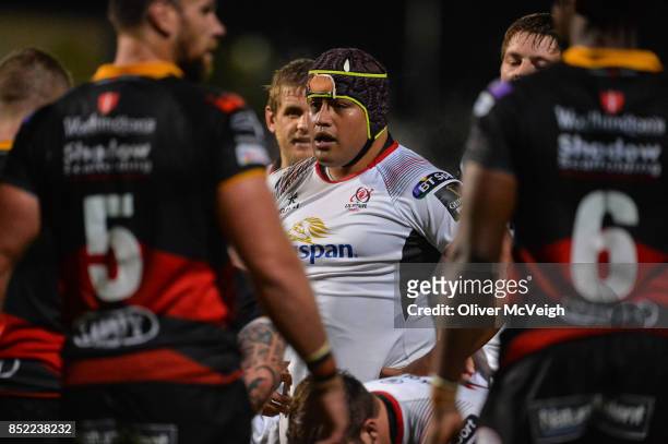 Antrim , United Kingdom - 22 September 2017; Rodney Ah You of Ulster during the Guinness PRO14 Round 4 match between Ulster and Dragons at Kingspan...