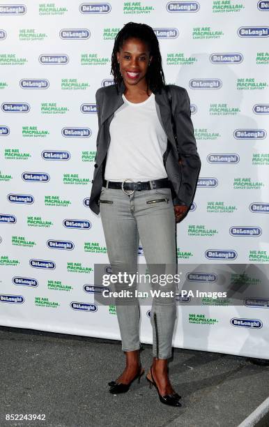 Jenny Stout attends the Macmillan De'Longhi Art Auction, at the Royal College of Art in London.