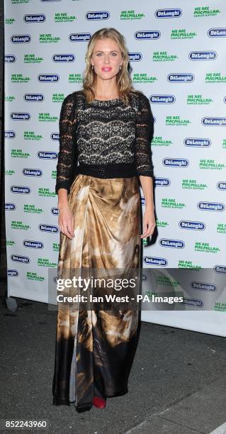 Donna Air attends the Macmillan De'Longhi Art Auction, at the Royal College of Art in London.