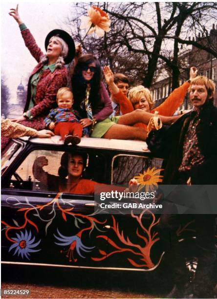 Circa 1970: Photo of 60's STYLE and HIPPIES