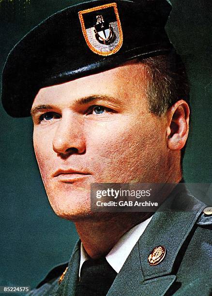 Circa 1970: Photo of Sgt Barry SADLER