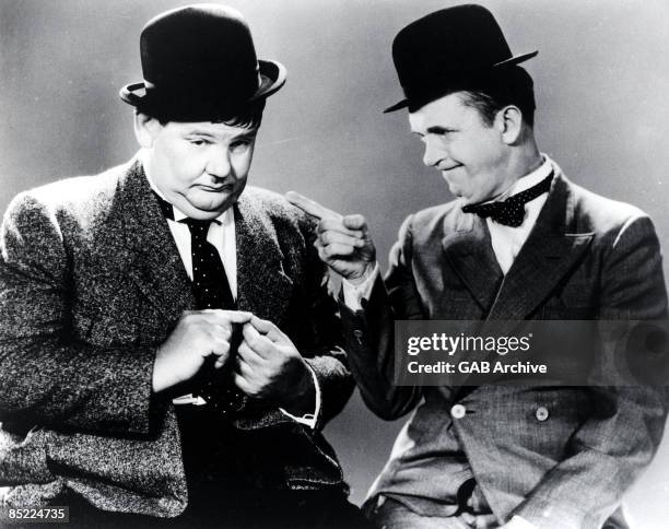 Circa 1970: Photo of LAUREL & HARDY