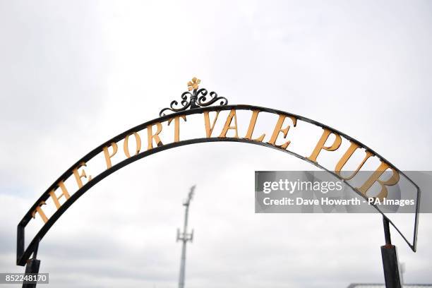 General view of Vale Park