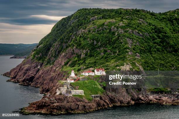 fort amherst in st. john's - st john's newfoundland stock-fotos und bilder