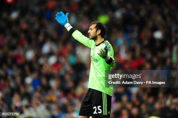 Real Madrid goalkeeper Diego Lopez