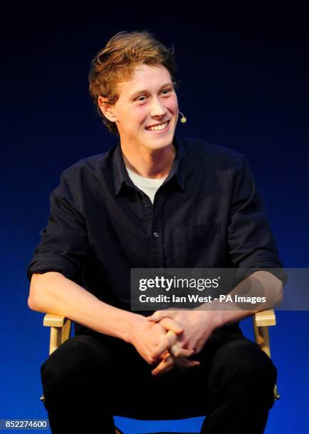 George Mackay attending the Meet The Filmmakers event at the Apple Store, Regent Street, London.