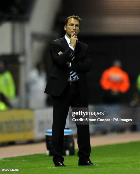 Derby County caretaker manager Darren Wassall during the Sky Bet Championship match at Pride Park, Derby.