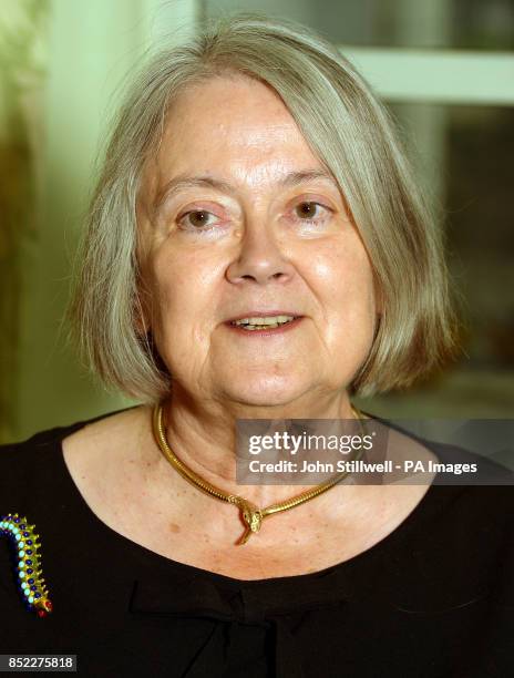 The Deputy President of the Supreme Court of the United Kingdom Judge Brenda Hale, at a press conference held at the Supreme Court building in...