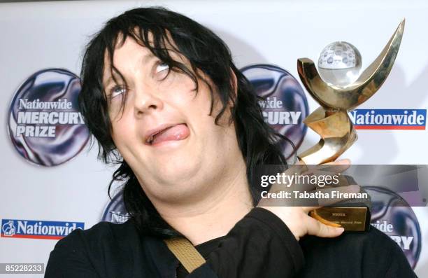 Photo of Antony & The Johnsons winner of the Mercury Music Award 2005, Antony & The Johnsons winner of the Mercury Music Award 2005 held at Grosvenor...