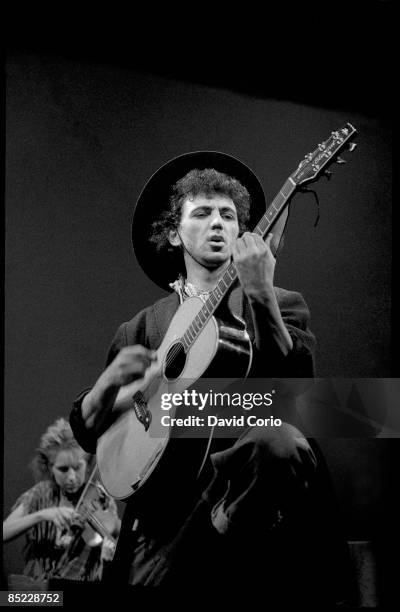 Photo of DEXYS MIDNIGHT RUNNERS, Kevin Rowland of Dexys Midnight Runners performing at the The Venue, London 1982