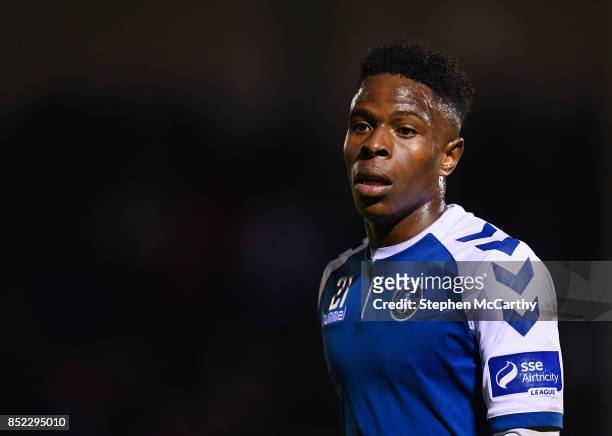 Limerick , Ireland - 22 September 2017; Chiedozie Ogbene of Limerick during the SSE Airtricity League Premier Division match between Limerick FC and...