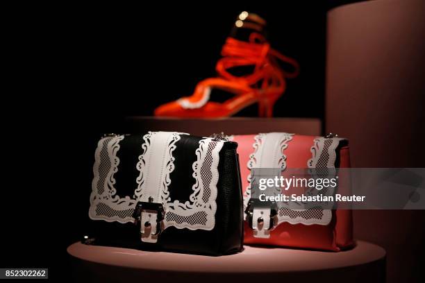 Fashion is on display at the Paula Cademartori presentation during Milan Fashion Week Spring/Summer 2018 on September 23, 2017 in Milan, Italy.