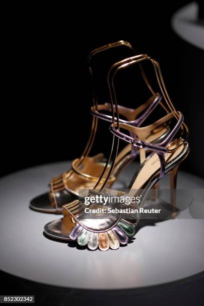 Fashion is on display at the Paula Cademartori presentation during Milan Fashion Week Spring/Summer 2018 on September 23, 2017 in Milan, Italy.