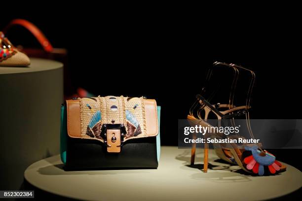 Fashion is on display at the Paula Cademartori presentation during Milan Fashion Week Spring/Summer 2018 on September 23, 2017 in Milan, Italy.