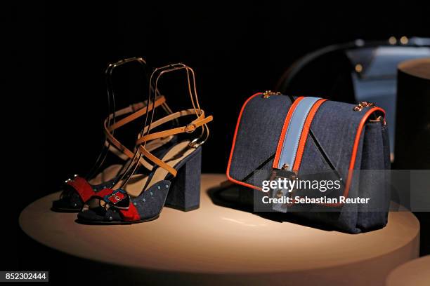 Fashion is on display at the Paula Cademartori presentation during Milan Fashion Week Spring/Summer 2018 on September 23, 2017 in Milan, Italy.