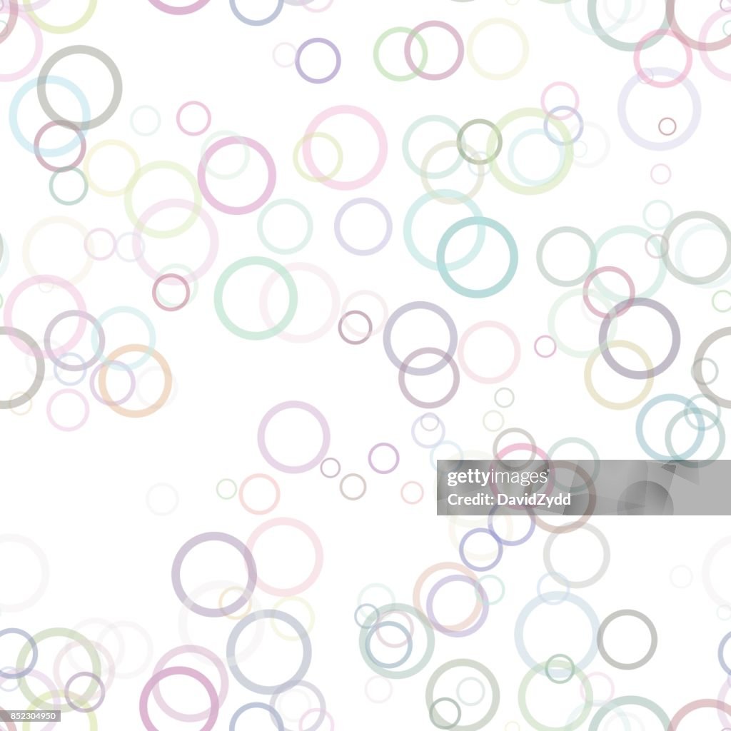 Seamless Geometric Circle Pattern Background Vector Graphic Design From ...