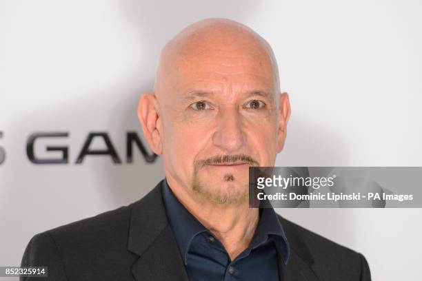 Sir Ben Kingsley attends a photocall for the film 'Ender's Game', at the Odeon cinema, Leicester Square, London.