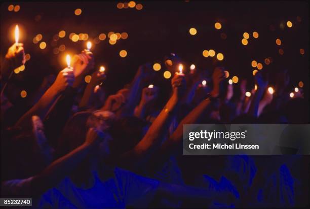 Photo of LIGHTERS and CONCERT and AUDIENCE