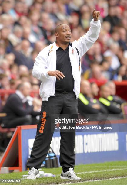 Blackpool manager Paul Ince