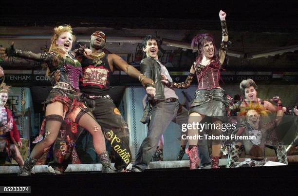 Photo of We Will Rock You @ Dominion - 2/05/02, 'We Will Rock You' musical photocall @ Dominion Theatre 2/05/02,