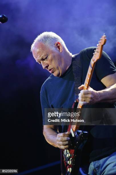 Photo of LIVE 8 and PINK FLOYD and David GILMOUR, David Gilmour - performing live onstage at Live 8