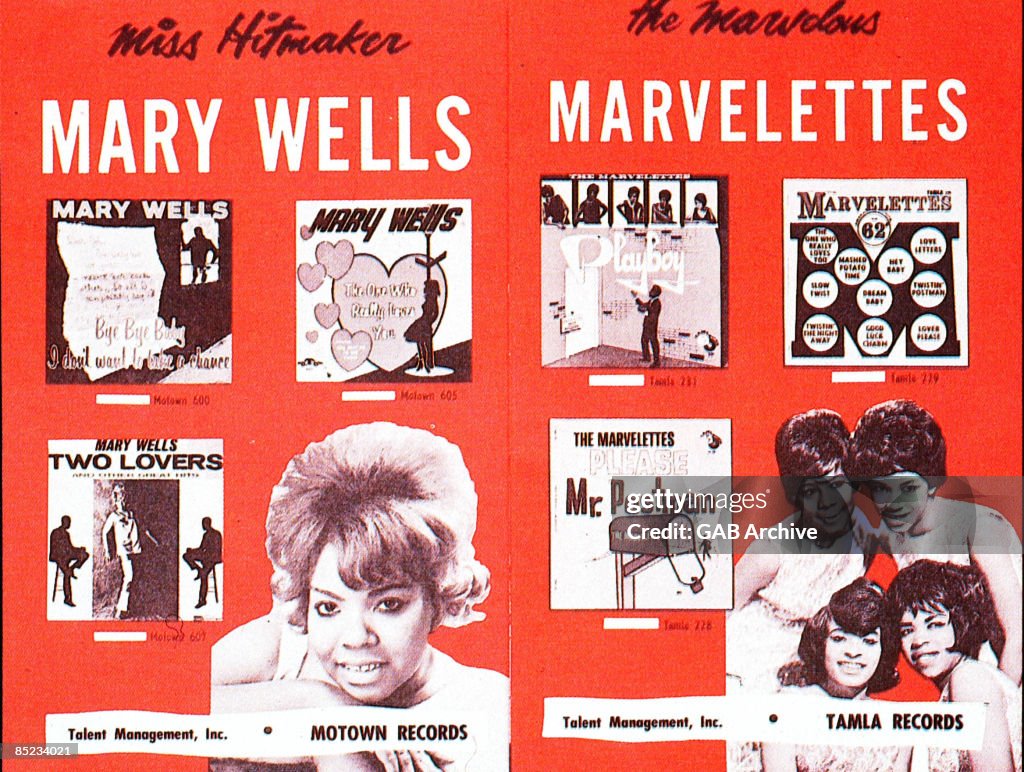 Motown Records Ad For Mary Wells & The Marvelettes