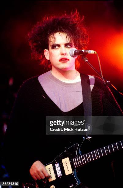 Photo of CURE, Robert Smith performing live onstage