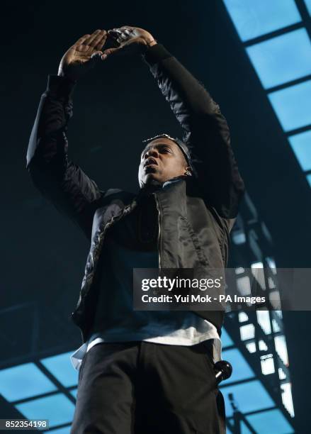 Jay Z performs at The O2 Arena, London as part of his Magna Carter World Tour.