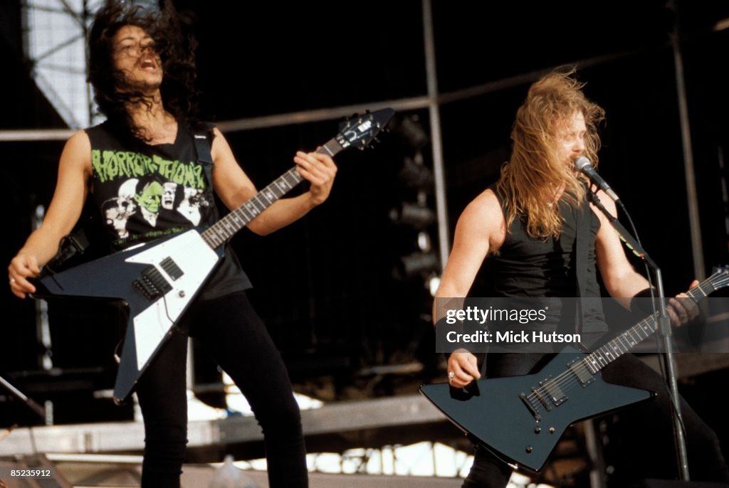 Photo of James HETFIELD and Kirk HAMMETT and METALLICA