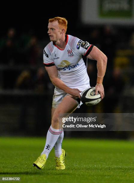 Antrim , United Kingdom - 22 September 2017; Peter Nelson of Ulsterduring the Guinness PRO14 Round 4 match between Ulster and Dragons at Kingspan...