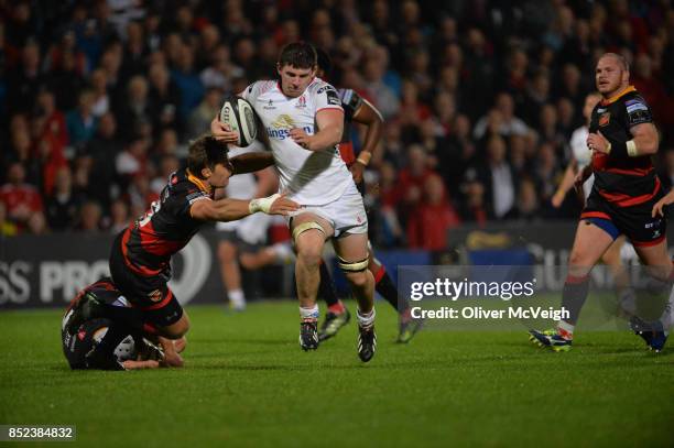 Antrim , United Kingdom - 22 September 2017; Nick Timoney of Ulster during the Guinness PRO14 Round 4 match between Ulster and Dragons at Kingspan...