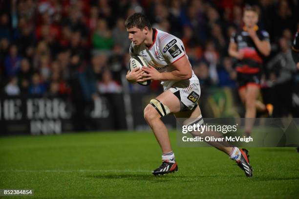 Antrim , United Kingdom - 22 September 2017; Nick Timoney of Ulster during the Guinness PRO14 Round 4 match between Ulster and Dragons at Kingspan...