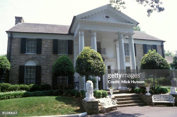 Circa 1970: Photo of Elvis PRESLEY and VENUES and GRACELAND; Elvis Presley's house, Graceland