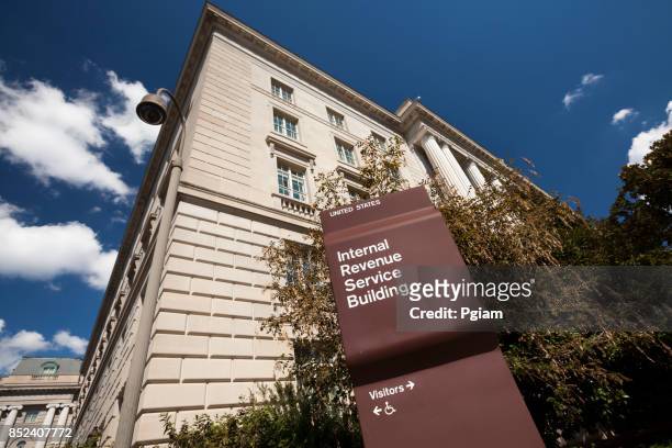 在華盛頓的美國國稅局大樓 - 國家稅務局 個照片及圖片檔