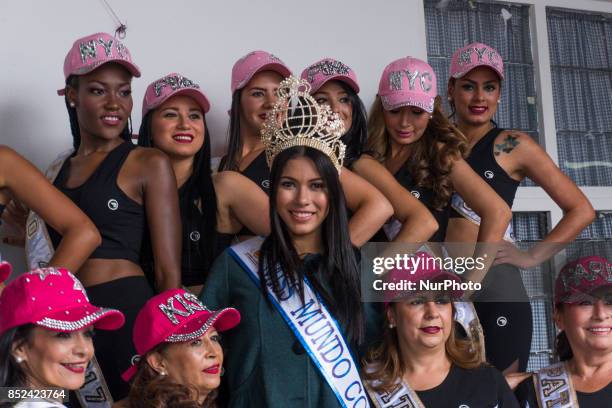 Women participate in the contest miss sympathy in the Buen Pastor jail, Bogotá, Colombia, September 22, 2017