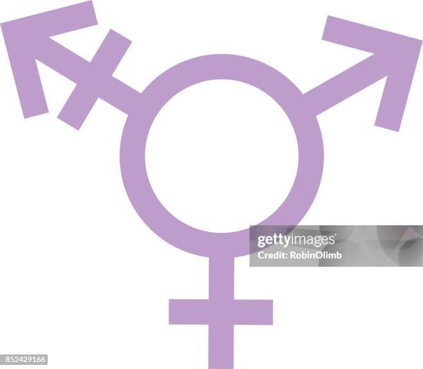 violet transgender icon - transgender awareness week stock illustrations