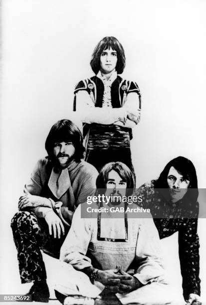 Circa 1970: Photo of IRON BUTTERFLY; Top: Erik Braun/ left: Lee Dorman/ right: Doug Ingle/ front: Ron Bushy