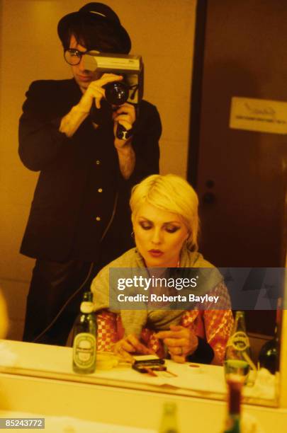 Photo of Debbie HARRY and Chris STEIN and BLONDIE; Chris Stein & Debbie Harry