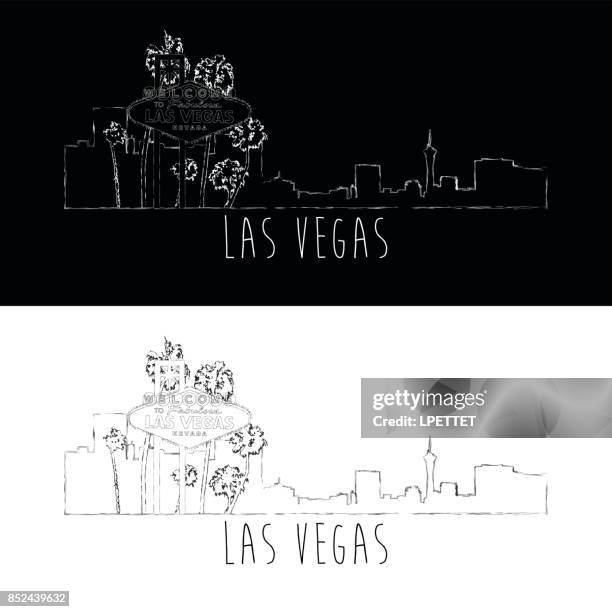 illustrazioni stock, clip art, cartoni animati e icone di tendenza di las vegas - vegas sign