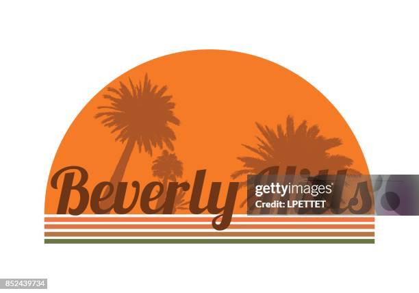 貝芙麗山 - beverly hills california 幅插畫檔、美工圖案、卡通及圖標