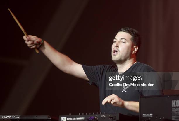 Hayden James performs during the 2017 Life is Beautiful Festival on September 22, 2017 in Las Vegas, Nevada.