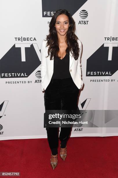 Jessica Lucas attends the Tribeca TV Festival sneak peek of Gotham at Cinepolis Chelsea on September 23, 2017 in New York City.